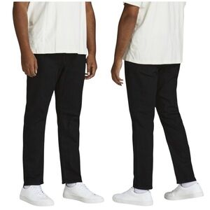 NWT Jack & Jones Men's Slim Glenn Black Jeans Size 46